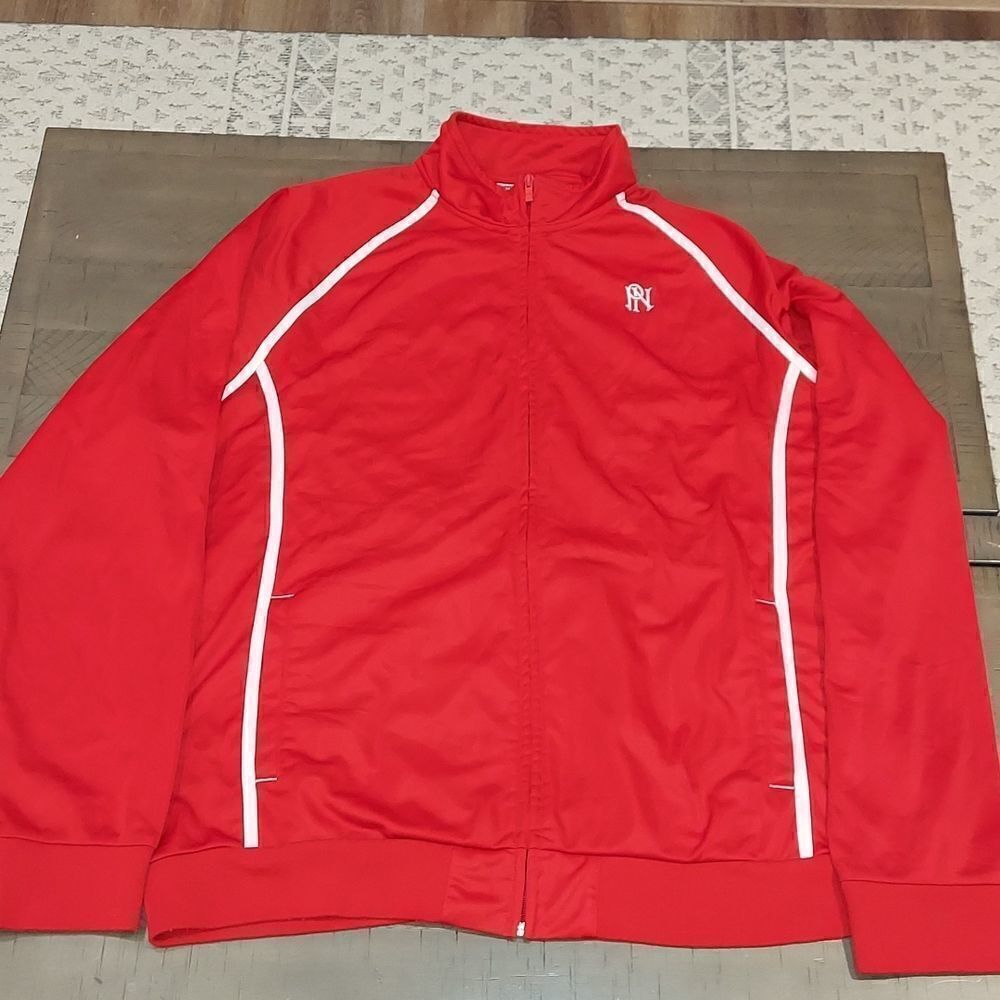 Parish Nation Red Full Zip Track Jacket Sz 4XL